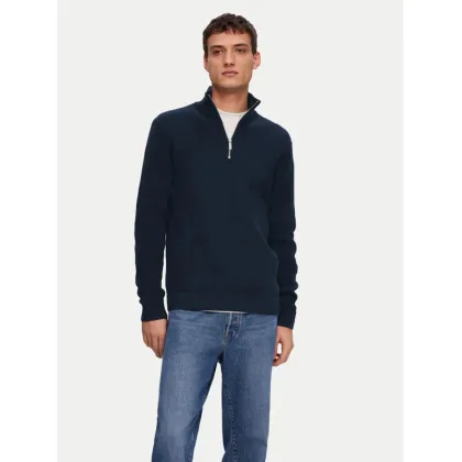 Zdjęcie Selected Homme Sweter Dane 16092601 Granatowy Regular Fit