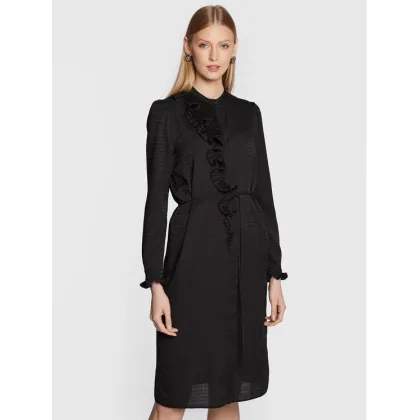 Zdjęcie TWINSET Sukienka koszulowa 222TT2422 Czarny Regular Fit