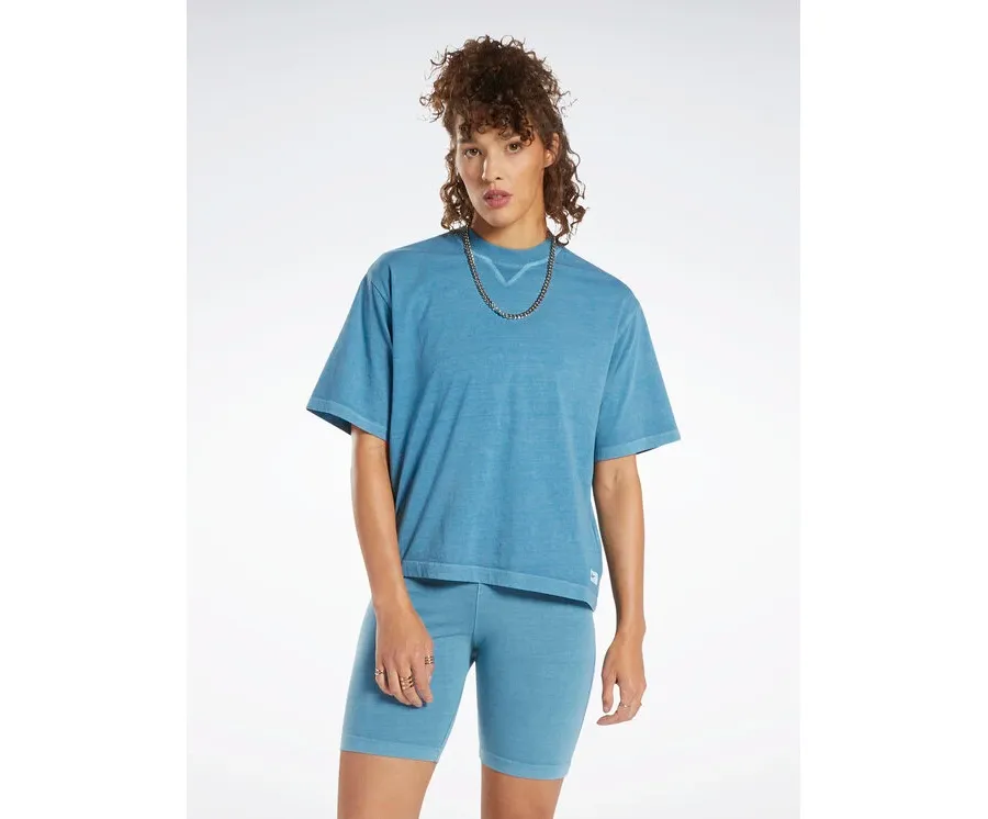 obrazek 1 Reebok T-Shirt Classics Natural Dye Boxy T-Shirt HT7857 Niebieski