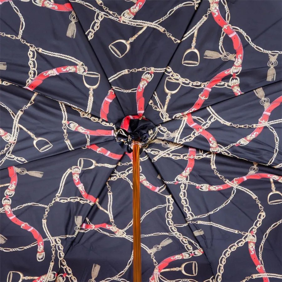 obrazek 4 Elegancki parasol damski w kolorze czerwonym – Pasotti