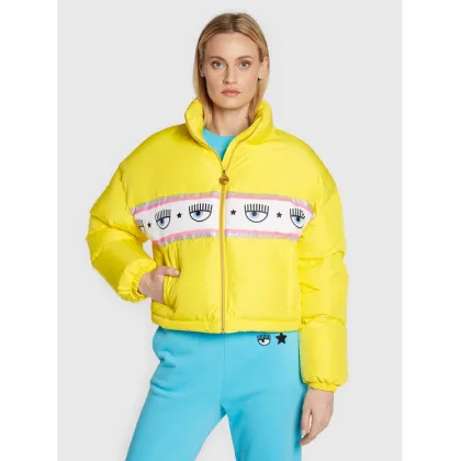 Zdjęcie Chiara Ferragni Kurtka puchowa 73CBUD03 Żółty Relaxed Fit