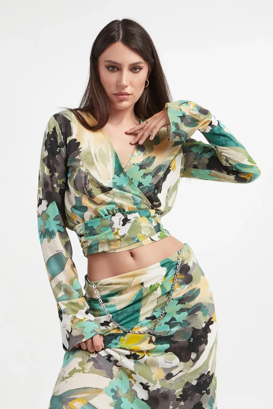 obrazek 1 Bluzka damska wiązana PATRIZIA PEPE Patrizia Pepe