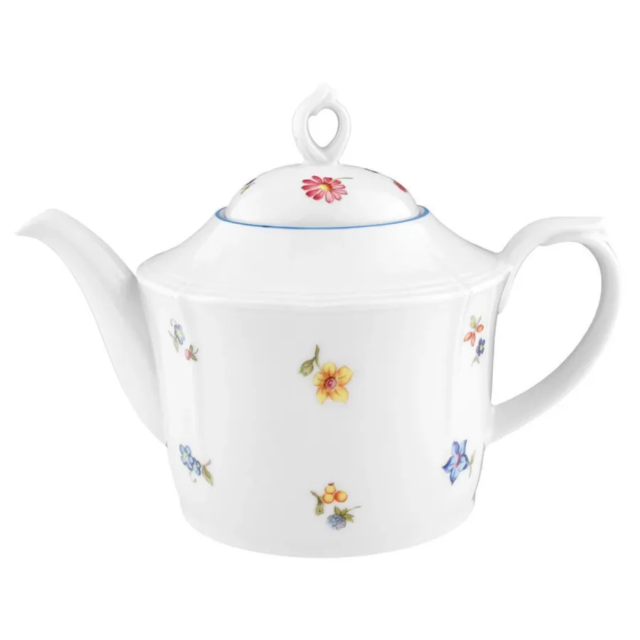 obrazek 1 Porcelanowy czajnik do herbaty z pięknym zdobieniem w stylu klasycznym kolekcja Sonate – Seltmann Weiden