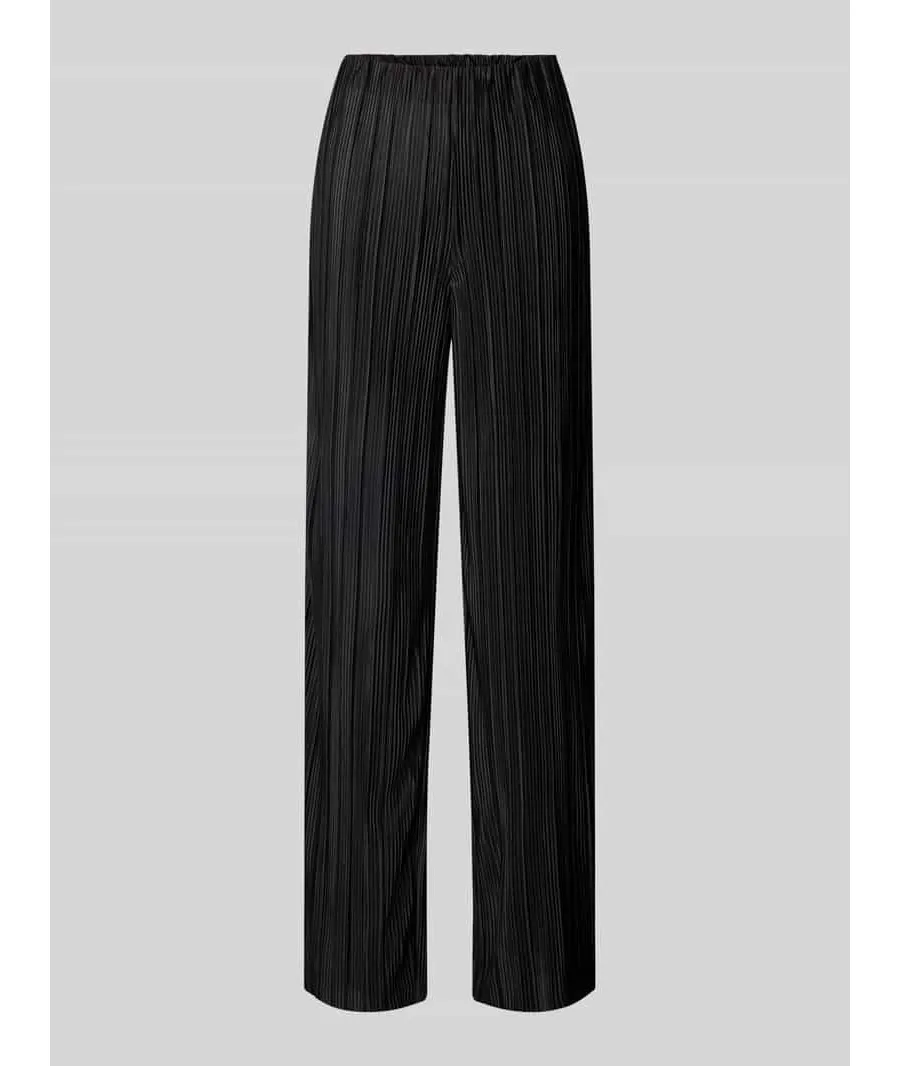 obrazek 1 Spodnie plisowane z szeroką nogawką model ‘PLIS’