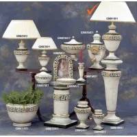 Zdjęcie Delikatna lampa włoska z celadonu