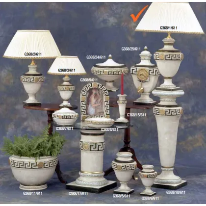 Picture A delicate Italian lamp made of celadon
