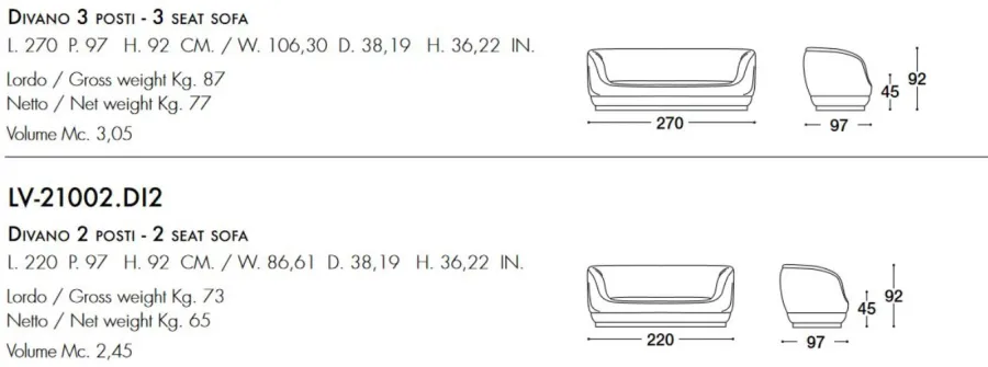 obrazek 3 Fantastyczna sofa Nido do salonu lub biura - włoski producent