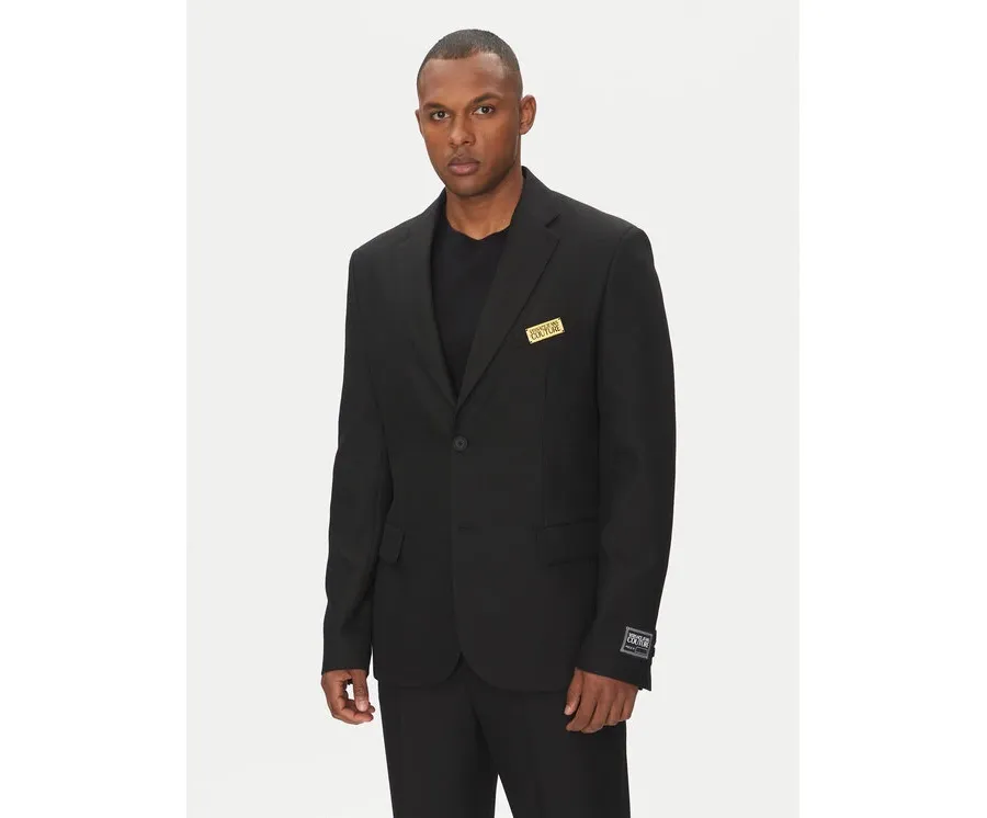 obrazek 1 Versace Jeans Couture Marynarka 78GAQ704 Czarny Slim Fit