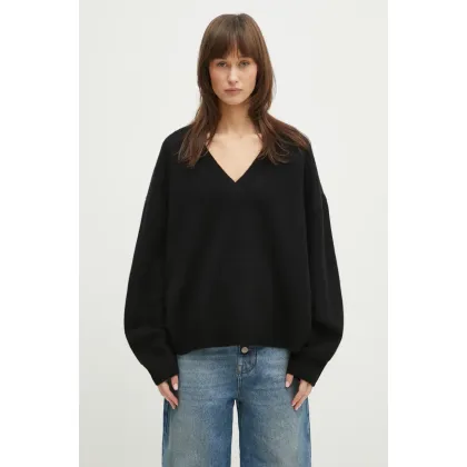 Zdjęcie Anine Bing sweter kaszmirowy Lee Sweater damski kolor czarny A.09.3280