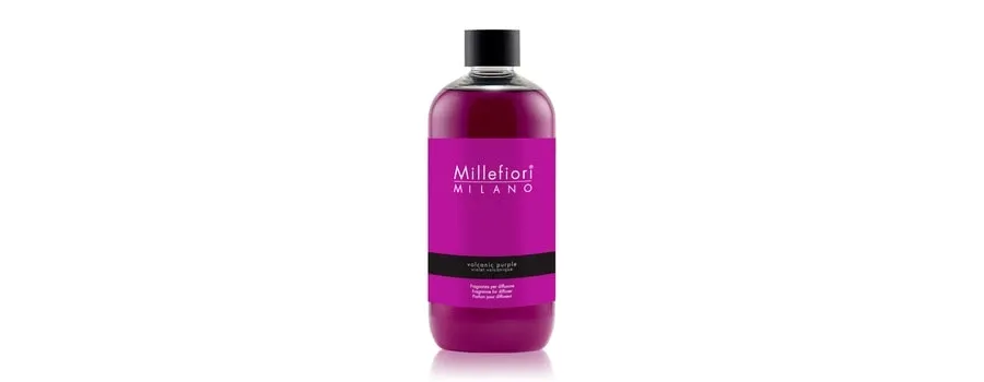 obrazek 1 Millefiori Milano Reed Volcanic Purple Refill Zapach do pomieszczeń 500 ml