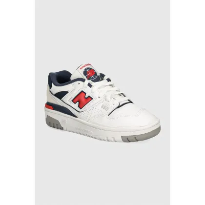 Zdjęcie New Balance sneakersy skórzane 550 kolor biały GSB550ED