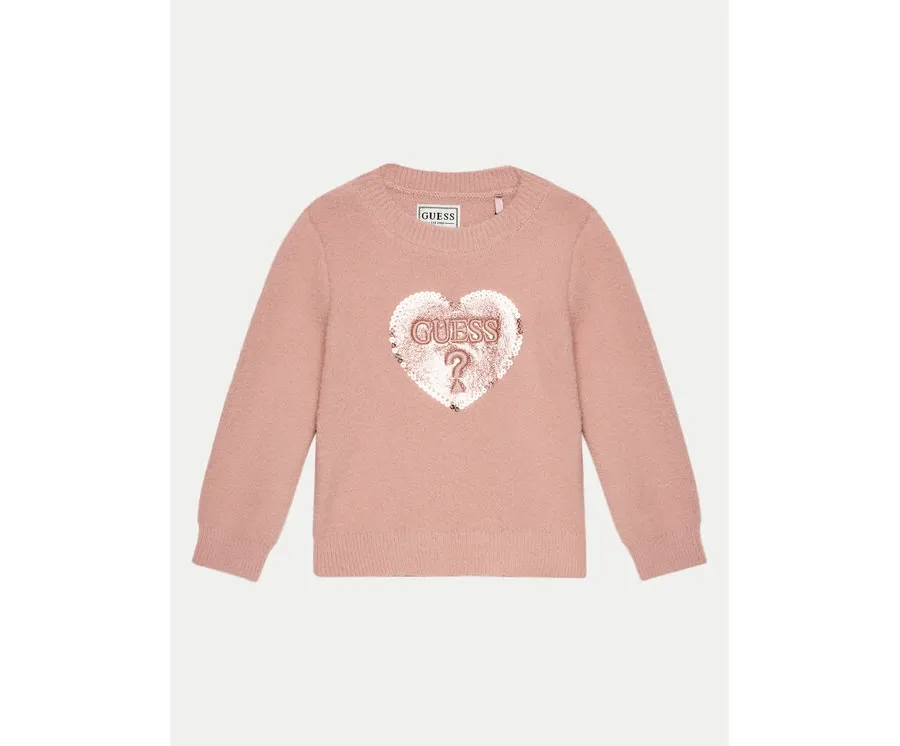 obrazek 1 Guess Sweter K4BR02 Z3220 Różowy Regular Fit
