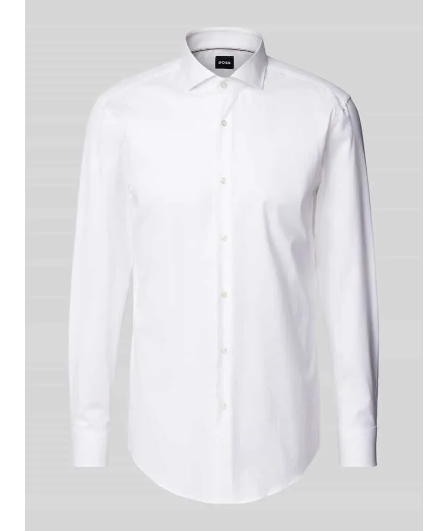 obrazek 1 Koszula biznesowa o kroju slim fit z kołnierzykiem typu cutaway