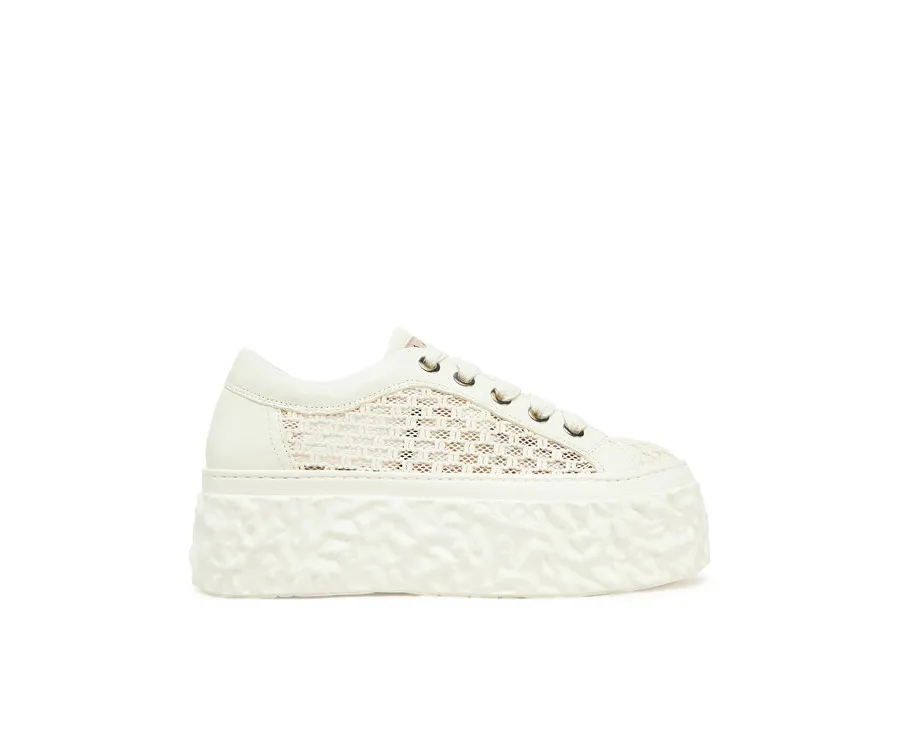 obrazek 1 AGL Sneakersy Magma Mesh D776007PGKA231C253 Biały