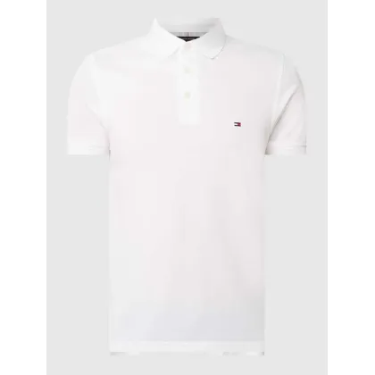 Zdjęcie Tommy Hilfiger Polo 1985 MW0MW17771 Biały Slim Fit