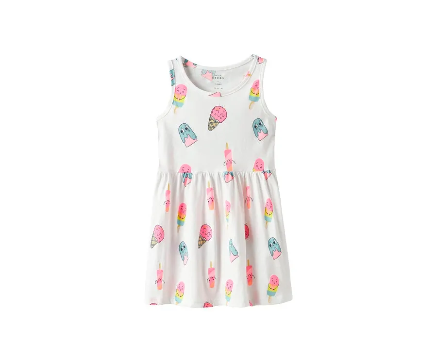 obrazek 1 NAME IT Sukienka codzienna Vineo 13230153 Biały Regular Fit