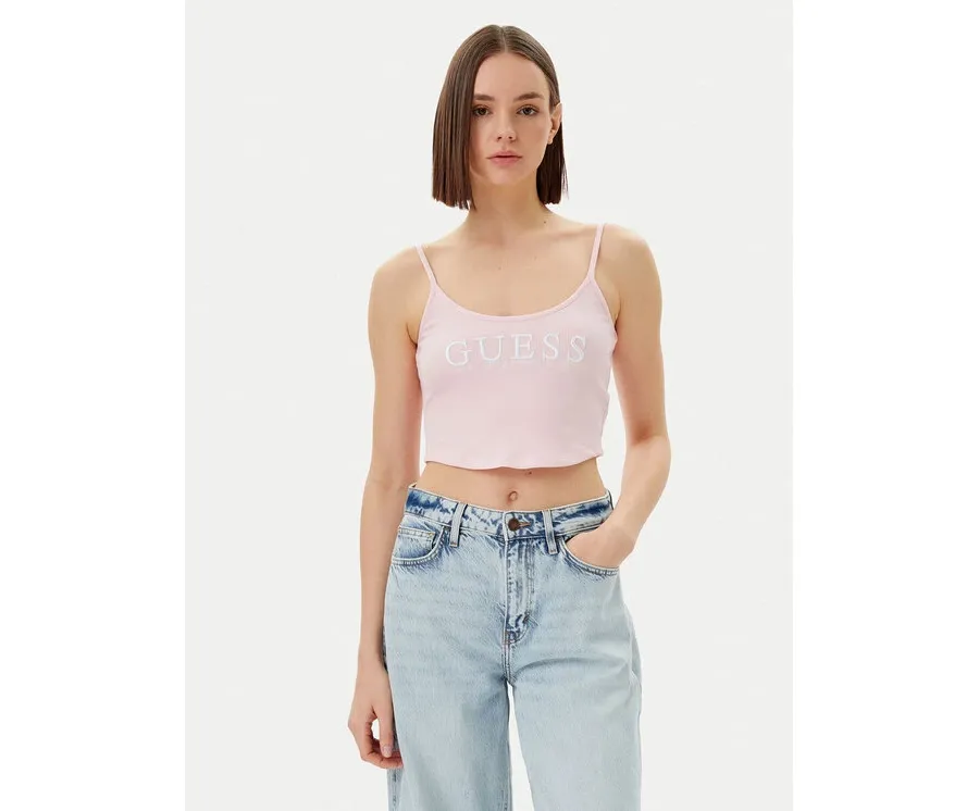 obrazek 1 Guess Top V5GP16 K8RT2 Różowy Regular Fit