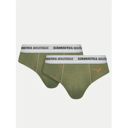 Zdjęcie Aeronautica Militare Komplet 2 par slipów AM1USL002 Khaki