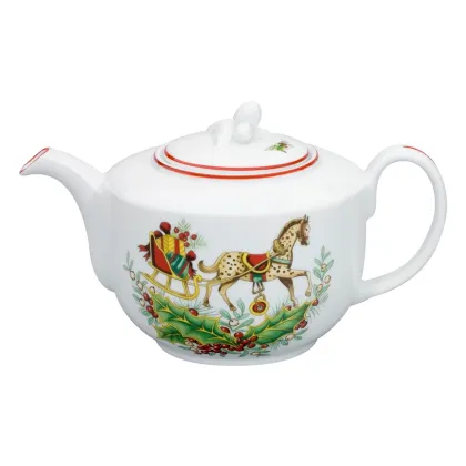 Picture Porcelain tea pot from the Christmas Magic - Vista Alegre collection