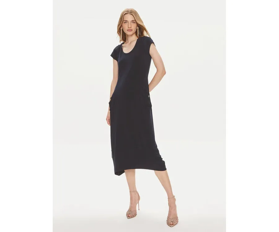 obrazek 1 Joseph Ribkoff Sukienka codzienna 241156 Granatowy Relaxed Fit
