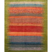 Picture Colorful woolen carpet hand-woven from Iran - Jordan