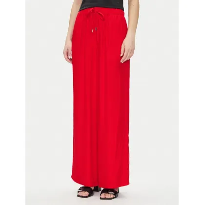 Zdjęcie Calvin Klein Spodnie materiałowe LV044B932G Czerwony Wide Leg