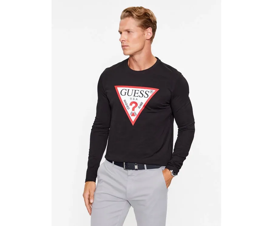 obrazek 1 Guess Longsleeve M2YI31 I3Z14 Czarny Regular Fit