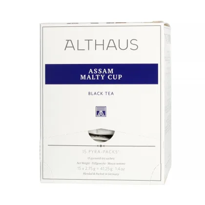 Zdjęcie Althaus - Assam Malty Cup Pyra Pack - Herbata 15 piramidek ALTHAUS