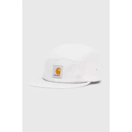 Zdjęcie Carhartt WIP czapka z daszkiem bawełniana Backley Cap kolor szary gładka I016607.29JXX