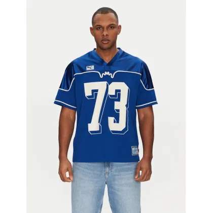 Zdjęcie Puma T-Shirt Dress Code Football 630254 Niebieski Relaxed Fit