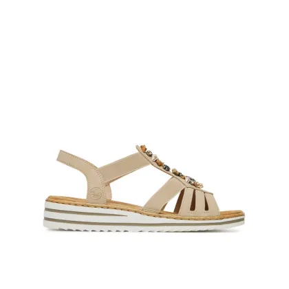 Zdjęcie Rieker Sandały V0649-62 Beżowy