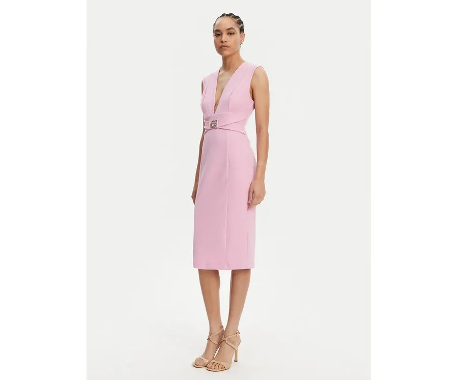 obrazek 1 Rinascimento Sukienka koktajlowa CFC0123769003 Różowy Regular Fit