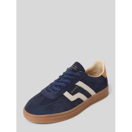 Zdjęcie Sneakersy ze skóry z wyhaftowanym logo model ‘Cuzima’
