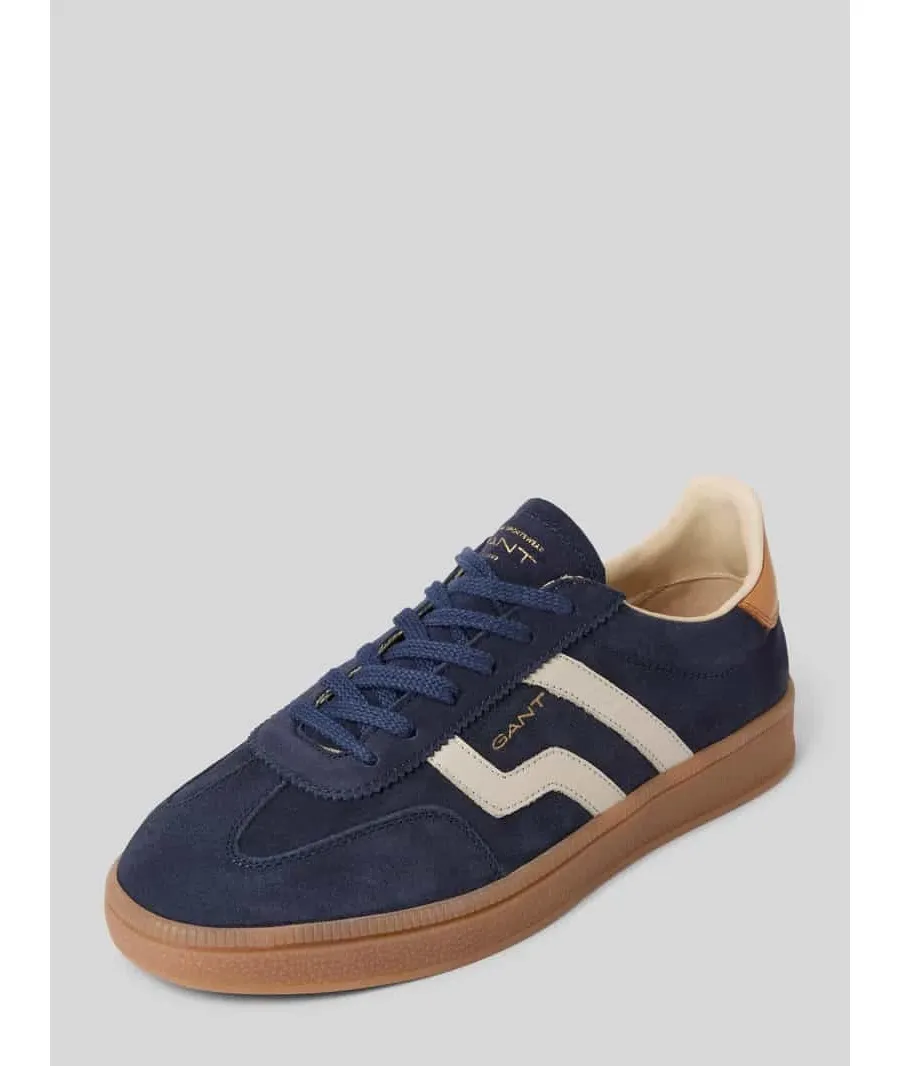 obrazek 1 Sneakersy ze skóry z wyhaftowanym logo model ‘Cuzima’