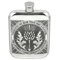 Picture An amazing hip flask with a unique design as a gift for someone else