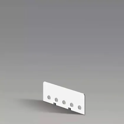 Zdjęcie Przegroda z płyty plexi 68X40 cm - Biuro Serwis