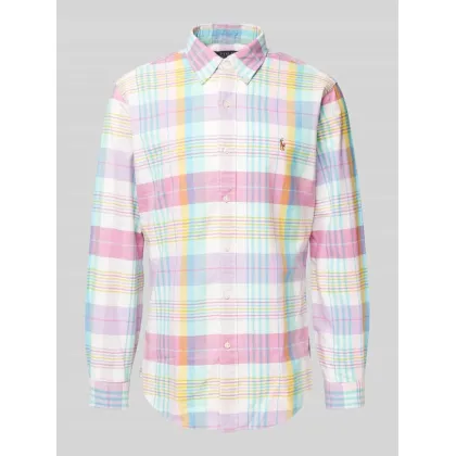 Zdjęcie Koszula casualowa o kroju classic fit z kołnierzykiem typu button down