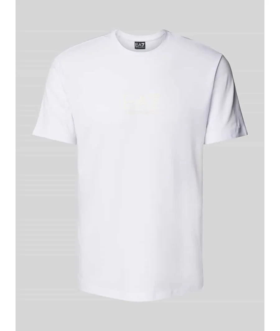 obrazek 1 EA7 Emporio Armani T-Shirt 7M000301 AF13739 U0002 Biały Slim Fit
