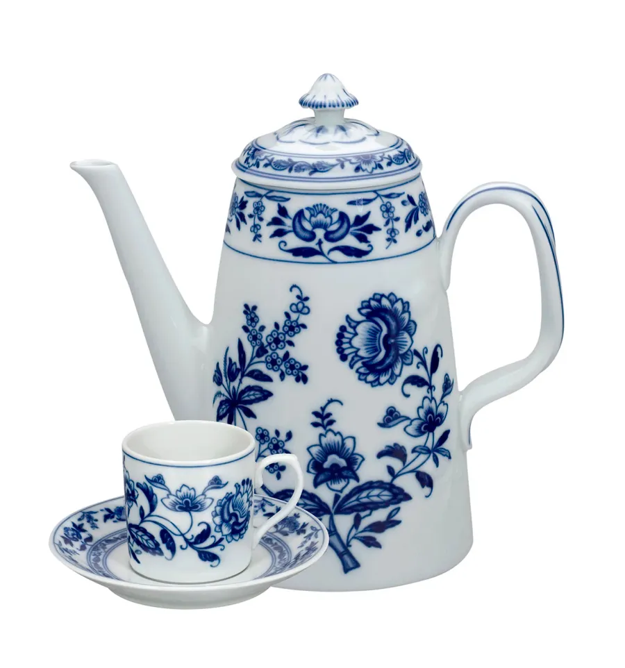 obrazek 1 Duży porcelanowy zestaw do kawy z unikatowej kolekcji Margão - Vista Alegre