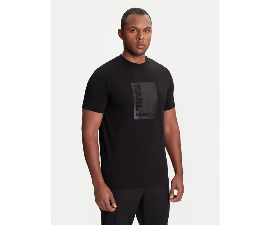 obrazek 1 KARL LAGERFELD T-Shirt 755038 553235 Czarny Regular Fit