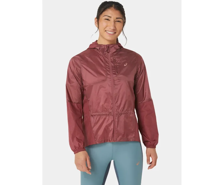 obrazek 1 Asics Kurtka do biegania Nagino Packable Run 2012C849 Czerwony Ahletic Fit
