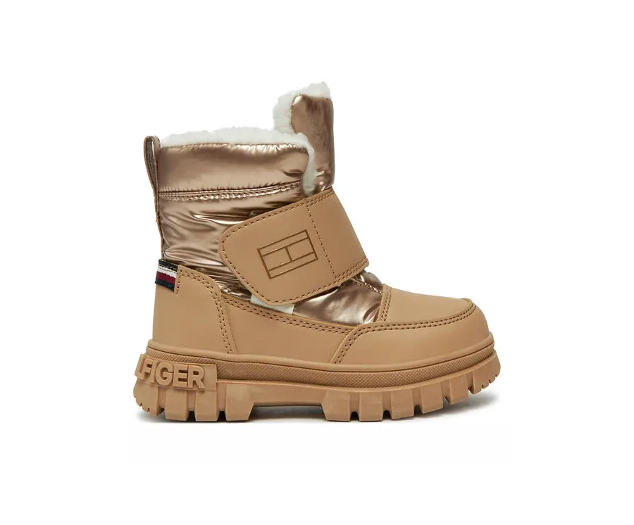 obrazek 1 Tommy Hilfiger Śniegowce Fur Boot T1A5-33605-1695 M Beżowy