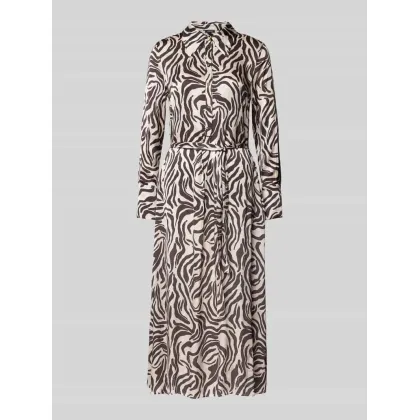 Zdjęcie Sukienka koszulowa z wiązanym paskiem