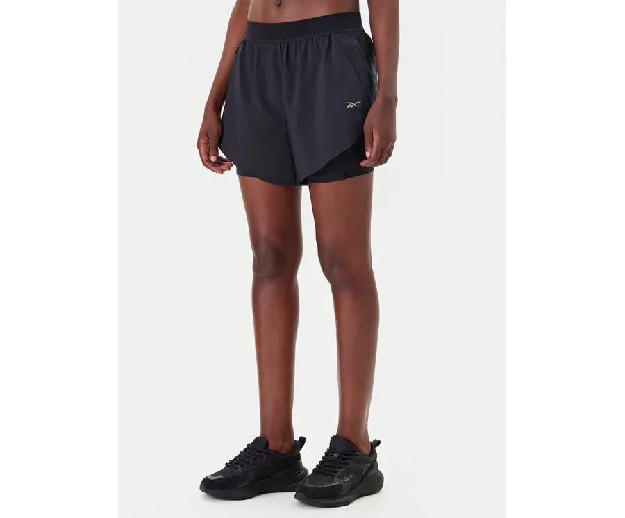 obrazek 1 Reebok Szorty sportowe Running 100075412 Czarny Regular Fit