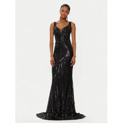 Zdjęcie Fracomina Sukienka wieczorowa FQ24WD3014W53601 Czarny Slim Fit