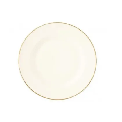 Zdjęcie Kremowy okrągły 21-centymetrowy porcelanowy talerz z Niemiec – Tettau