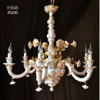 Picture Straight from Italy - a ceramic chandelier for stylish interiors