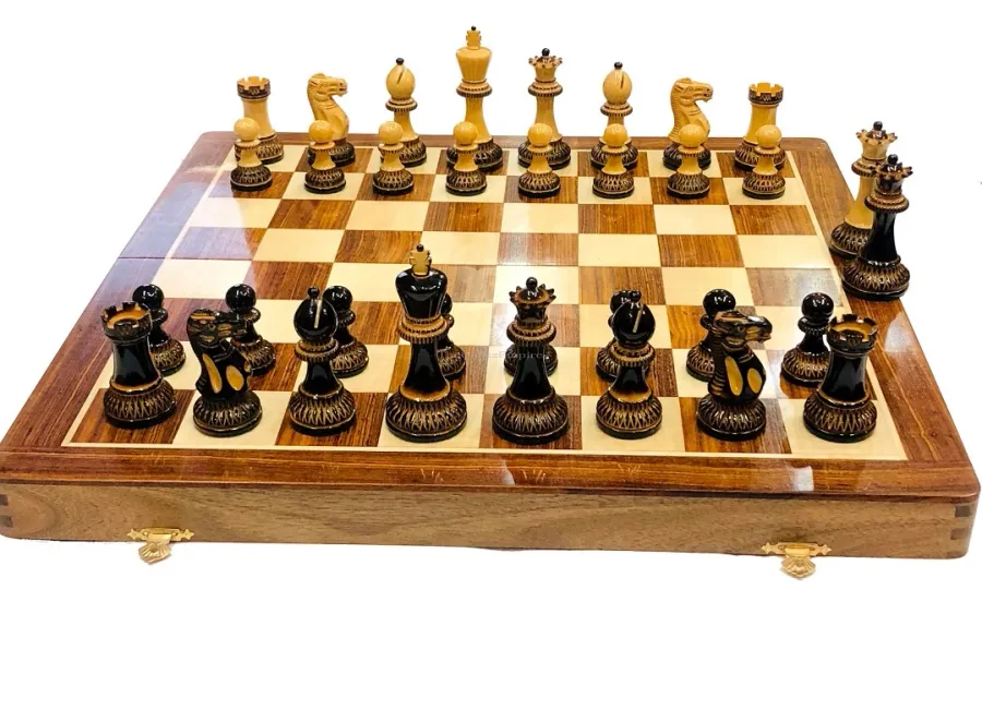 obrazek 4 Luksusowa plansza z fantastycznymi figurami do gry w szachy - The Chess Empire