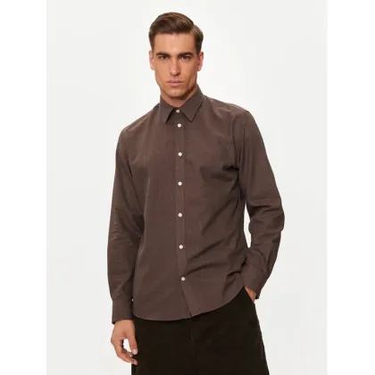 Zdjęcie Selected Homme Koszula 16094903 Brązowy Slim Fit