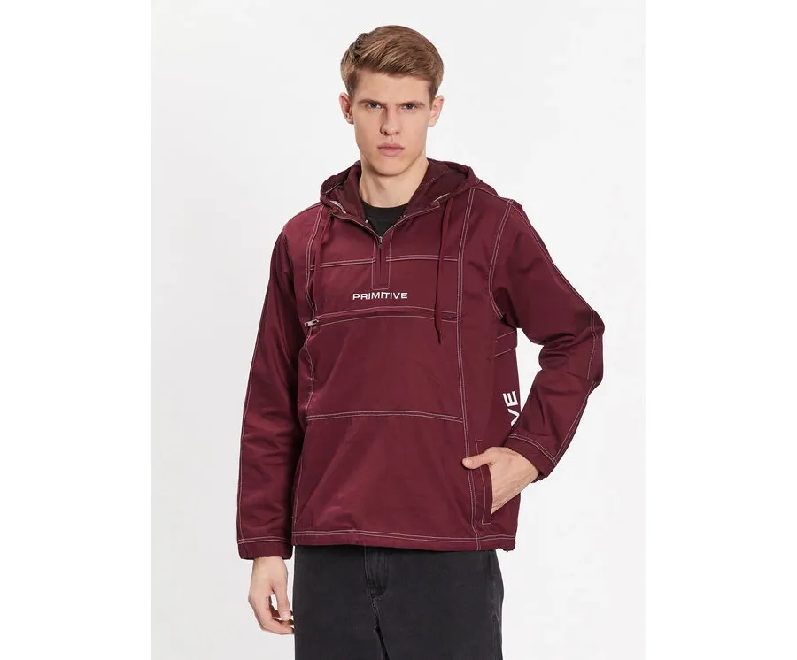 obrazek 1 Primitive Kurtka anorak Concord PA123106 Bordowy Regular Fit